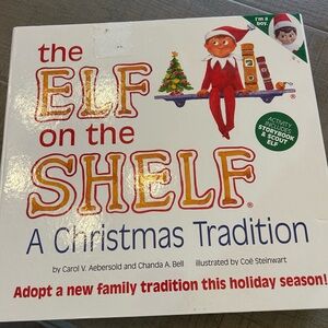 - Red and White Christmas Tradition- Elf On The Shelf